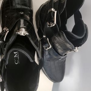 Black booties